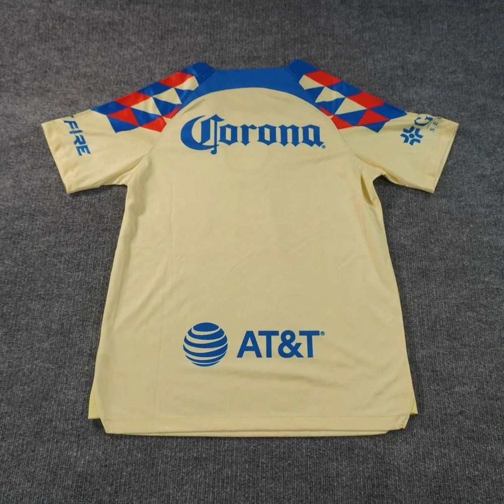 Nike Club America Soccer Jersey Mens Medium Yellow Home Dri-FIT CD0699-100